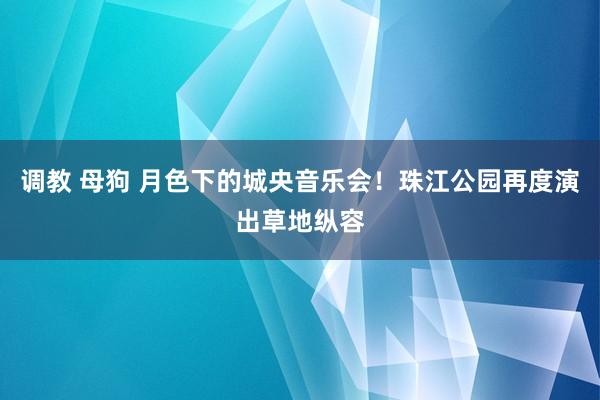 调教 母狗 月色下的城央音乐会！珠江公园再度演出草地纵容