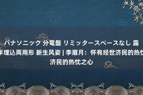 パナソニック 分電盤 リミッタースペースなし 露出・半埋込両用形 新生风姿 | 李眉月：怀有经世济民的热忱之心